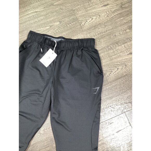 Gymshark Mens Sport Jogger Black S Elastic Waistband Slim Fit Gymwear Workout - Picture 2 of 10